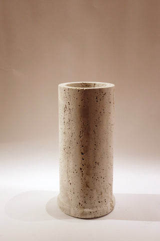 Vase Albane (H) 40 cm Travertin