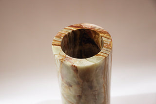 Vase Albane (H) 40 cm Onyx Vert