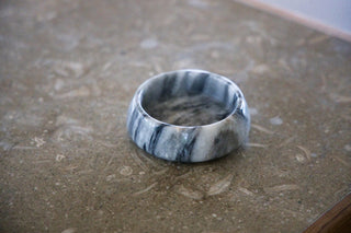 Round empty pocket 3 | Grey marble