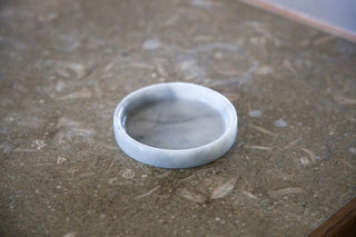 Round empty pocket | Grey marble