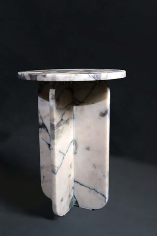 Side table Mensa | Marble Calacatta Viola
